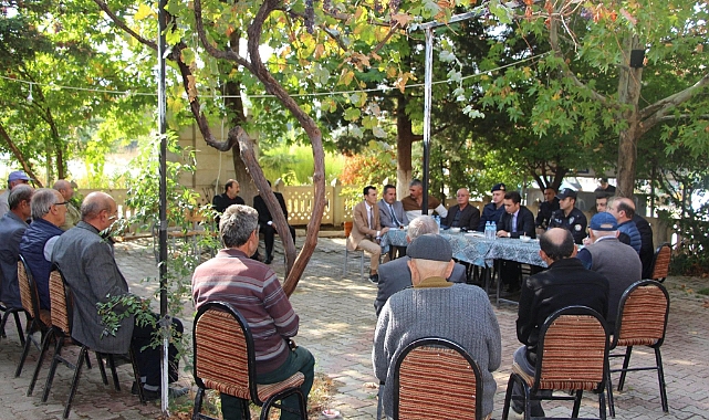 Kaymakam Kıyak Halk Toplantısı Yaptı