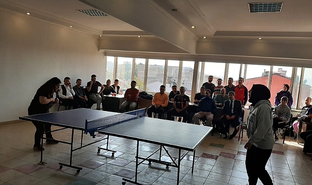 Dinar'da 24 Kasım Öğretmenler Günü Turnuvası