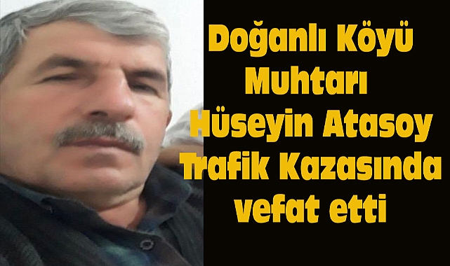 Doğanlı Köyü Muhtarı Trafik Kazasında Yaşamını Yitirdi
