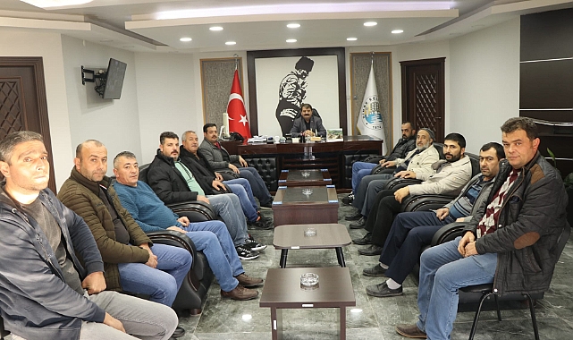 Sebzecilerden Başkan Nihat Sarı'ya Teşekkür