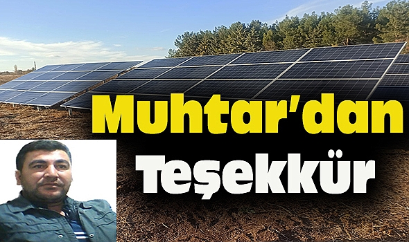 Yeşilhüyük Köyüne İçme Suyu Güneş Paneli Kuruldu