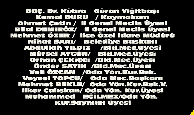 Dinar OSB Müteşebbis Heyeti Seçimi Yapıldı