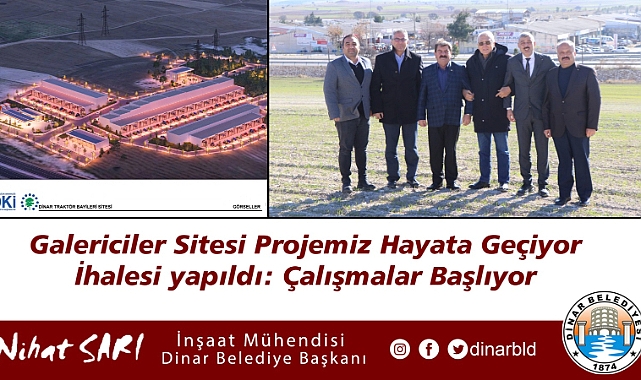Galericiler Sitesi Projemizin ihalesi yapıldı: Çalışmalar başlıyor