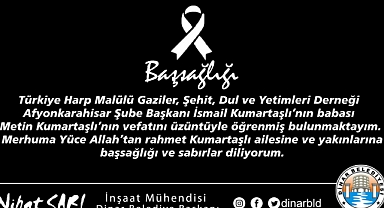Belediye Başkanımız Nihat Sarı’dan Başsağlığı Mesajı 