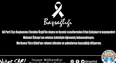 Belediye Başkanımız Nihat Sarı’dan Başsağlığı Mesajı 
