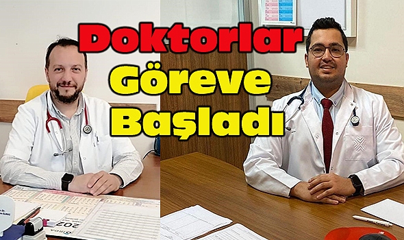 Dinar'da 2 Doktor Göreve Başladı