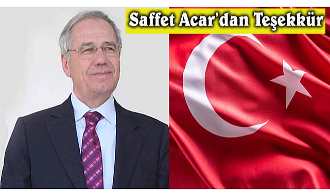 Saffet Acar’dan Teşekkür Mesajı