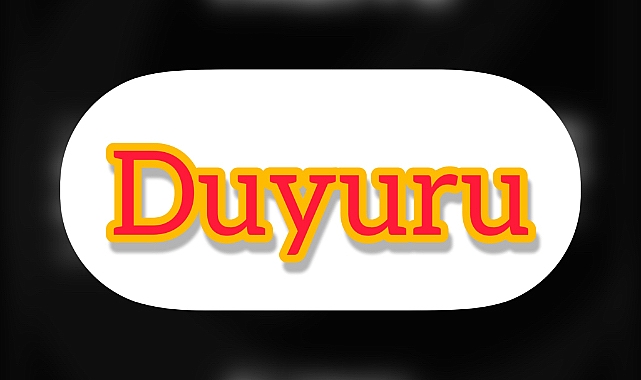 Önemli Duyuru