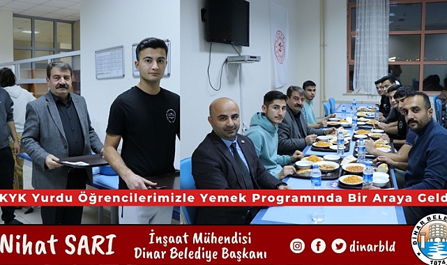 Başkan Sarı, Yurt öğrencileriyle bir araya geldi 