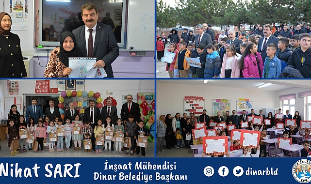 Başkan Sarı, Öğrencilerin Karne Sevinçlerine Ortak Oldu