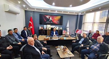 Belediye Başkanı Nihat Sarı, Veli Özcan'ı ziyaret etti 