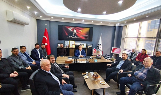 Belediye Başkanı Nihat Sarı, Veli Özcan'ı ziyaret etti 