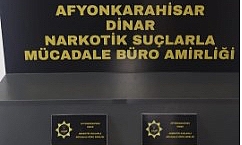Dinar'da Uyuşturucu Yakalandı