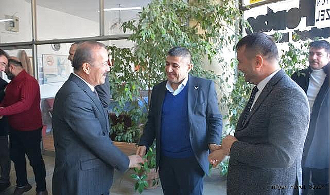 Mehmet Taytak, Afyonkarahisar'da basın mensuplarıyla buluştu.