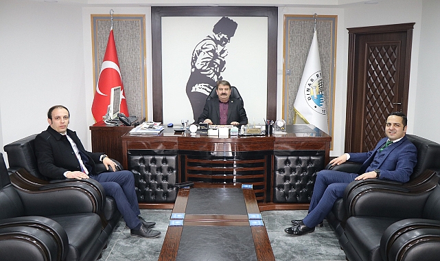 Şekerbank Şube Müdürü, Başkan Nihat Sarı'yı Ziyaret Etti 