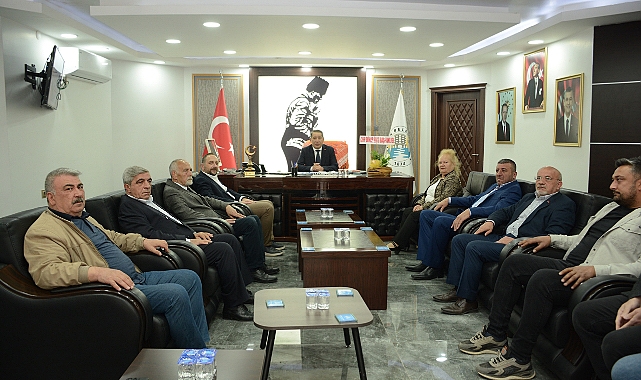 CHP Dinar İlçe Başkanı Ali Arıkan, Veysel Topçu'ya Ziyarette Bulundu 