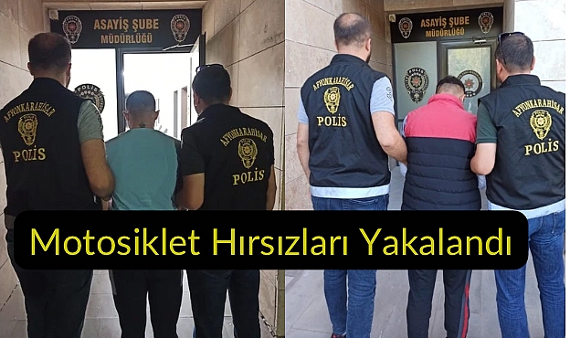 Motosiklet Hırsızları Yakalandı