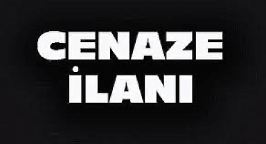 Dinar'da Cenaze İlanı