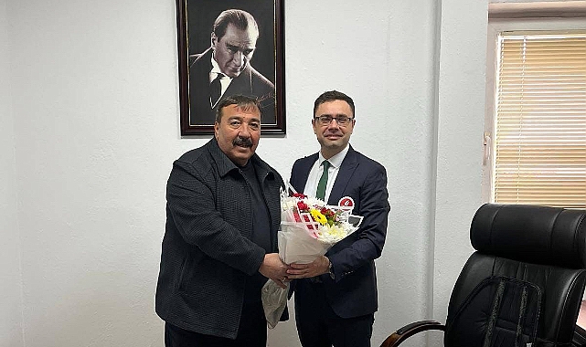 MHP Dinar İlçe Başkanı Mustafa Karahan, Dinar Vergi Dairesi'ni Ziyaret Etti