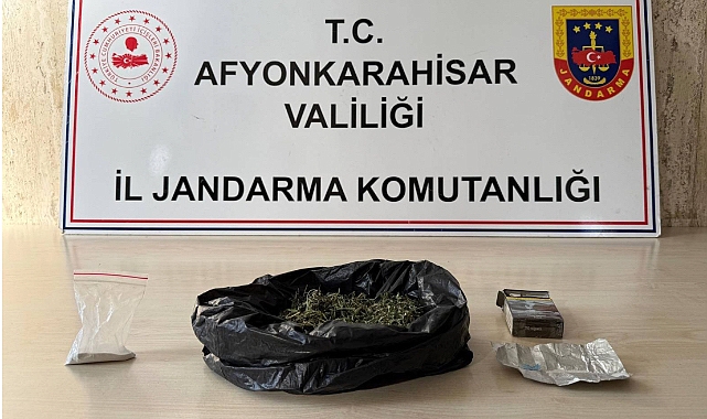 Afyonkarahisar’da Şüpheli Üzerinde 3 Farklı Madde Bulundu!