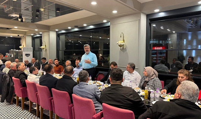 Ali Özkaya, Dinar İlçe Başkanlığı'nın Sahur Programına Katıldı