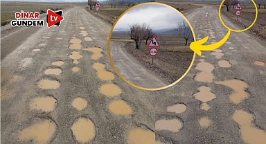 Başmakçı Akpınar Köyü Yolu Çukurlarla Doldu: Vatandaşlar Tepkili!