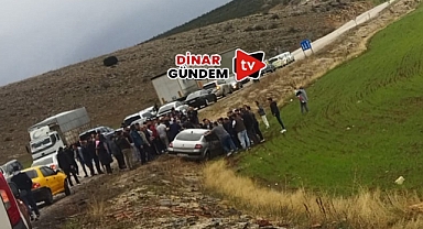 Çöl Ovası Karayolunda Yine Trafik Kazası: Araç Tarlaya Savruldu!