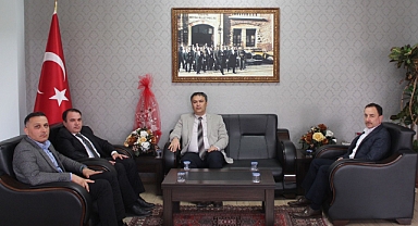 İL TARIM VE ORMAN MÜDÜRÜ PARLAK, KAYMAKAM DURU’YU ZİYARET ETTİ