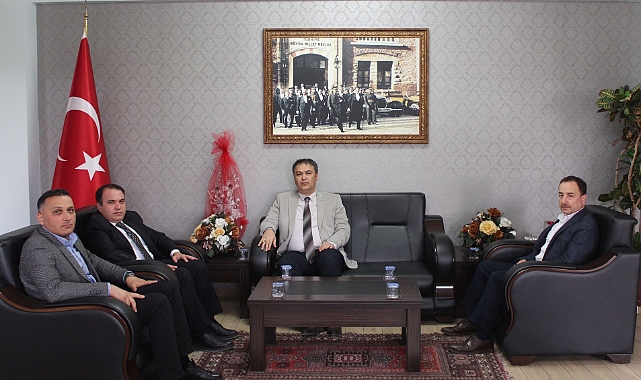İL TARIM VE ORMAN MÜDÜRÜ PARLAK, KAYMAKAM DURU’YU ZİYARET ETTİ