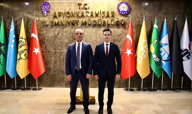 Başkan Çiçek’ten Afyonkarahisar İl Emniyet Müdürü Erol’a Hayırlı Olsun Ziyareti