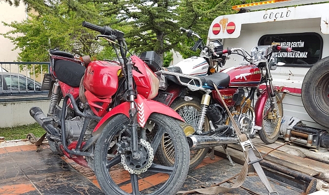 Dinar’da Motosiklet Denetimlerinde 6 Araç Trafikten Men Edildi! 