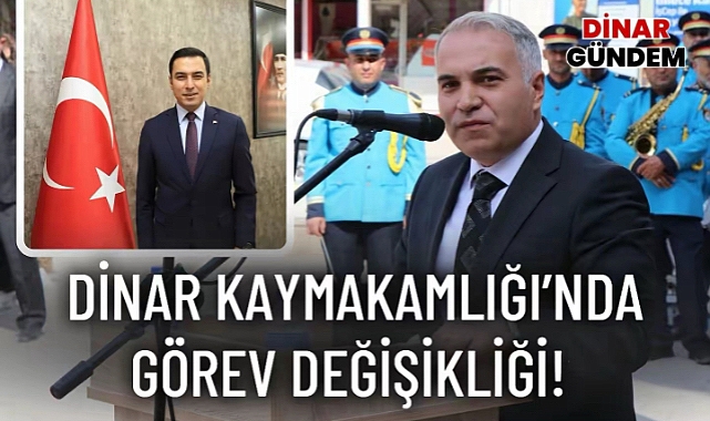 Dinar Kaymakamı Kemal Duru, Mersin'in Anamur İlçesine Atandı