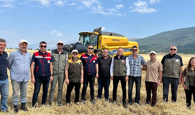 Afyonkarahisar’da İlk Hububat Hasadı Dinar’da Başladı