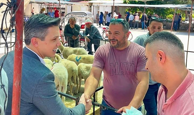 Başkan Fatih Çiçek’ten Kurban Pazarı Ziyareti