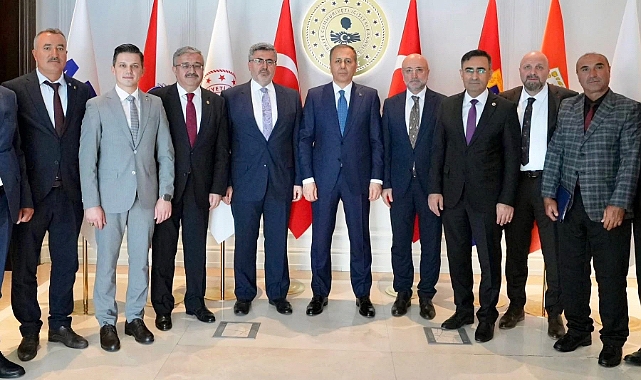 Dazkırı Belediye Başkanı Fatih Çiçek’ten İçişleri Bakanı Ali Yerlikaya’ya Ziyaret