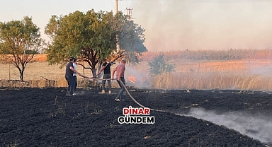 Gençali Köyü’nde Trafo Yangını: Ekinler Tehlike Altında! 