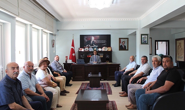 CHP İlçe Teşkilatından Kaymakamımıza Ziyaret