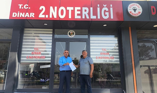 Dinar’da 2. Noter Hizmete Açıldı