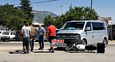 Dinar İYAŞ Yolunda Trafik Kazası: Motosiklet ve Araç Çarpıştı