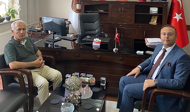 Hemşehrimiz Yargıtay Üyesi İsa Çelik’ten Dinar ACM Başkanı Uğur Yargun’a Ziyaret