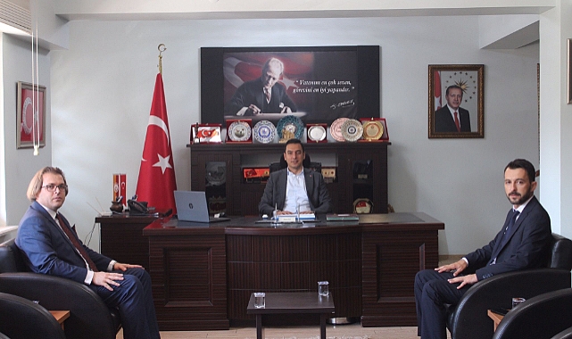 İlçe Müftüsü ve Şube Müdüründen Kaymakam UĞUZ’a Hayırlı Olsun Ziyareti