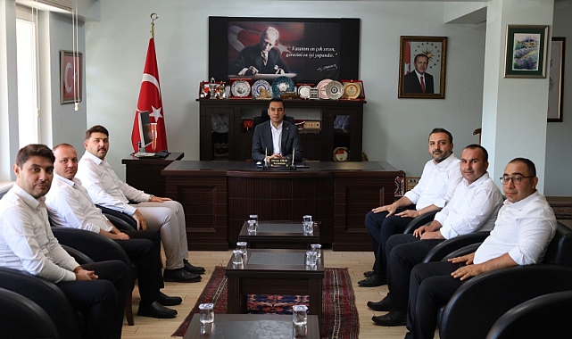 Kaymakam Hasan UĞUZ, Tarım Kredi Kooperatifi Müdürlerini Kabul Etti