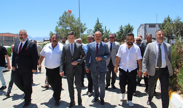 MHP Heyetinden Dazkırı'daki Musatti Motosiklet ve İplik Fabrikalarına Ziyaret