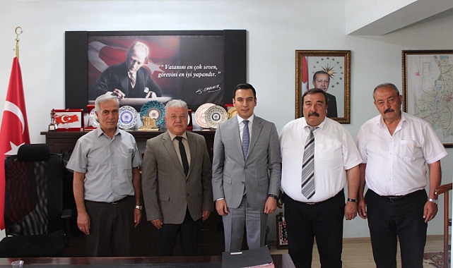 MHP İlçe Teşkilatı ve Tatarlı Belediye Başkanından Kaymakamımıza Ziyaret