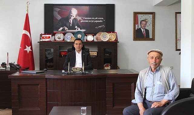 Şehit Yakını Eşref Çelik’ten Kaymakam Uğuz’a Ziyaret