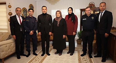 Kaymakam Hasan Uğuz’dan Şehit Polis Memuru Erol Kaplankıran’ın Ailesine Ziyaret