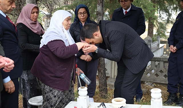 Kaymakamımız Hasan UĞUZ, Şehit Selçuk Gürdal ve Şehit İzzet Taşbaş’ın Ailelerini Ziyaret Etti