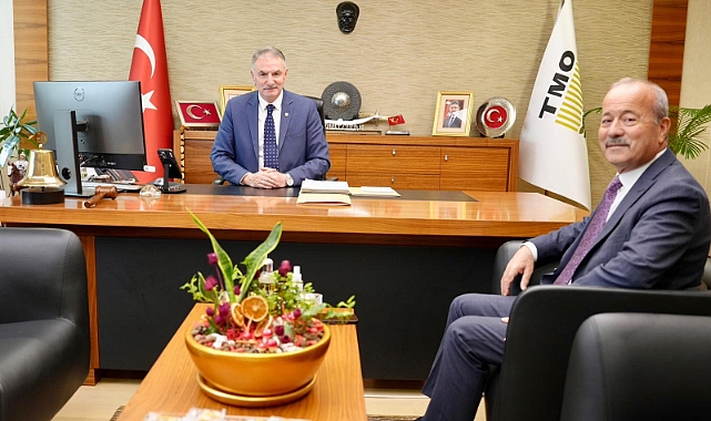 MHP Afyonkarahisar Milletvekili Mehmet Taytak, Toprak Mahsulleri Ofisi Genel Müdürü Ahmet Güldal’ı Makamında Ziyaret Etti