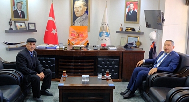 Şehit Babamızdan Başkan Topçu’ya Ziyaret