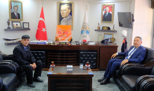 Şehit Babamızdan Başkan Topçu’ya Ziyaret
